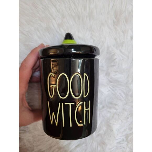 Rae Dunn Ceramic "GOOD WITCH" Canister New - Picture 1 of 8